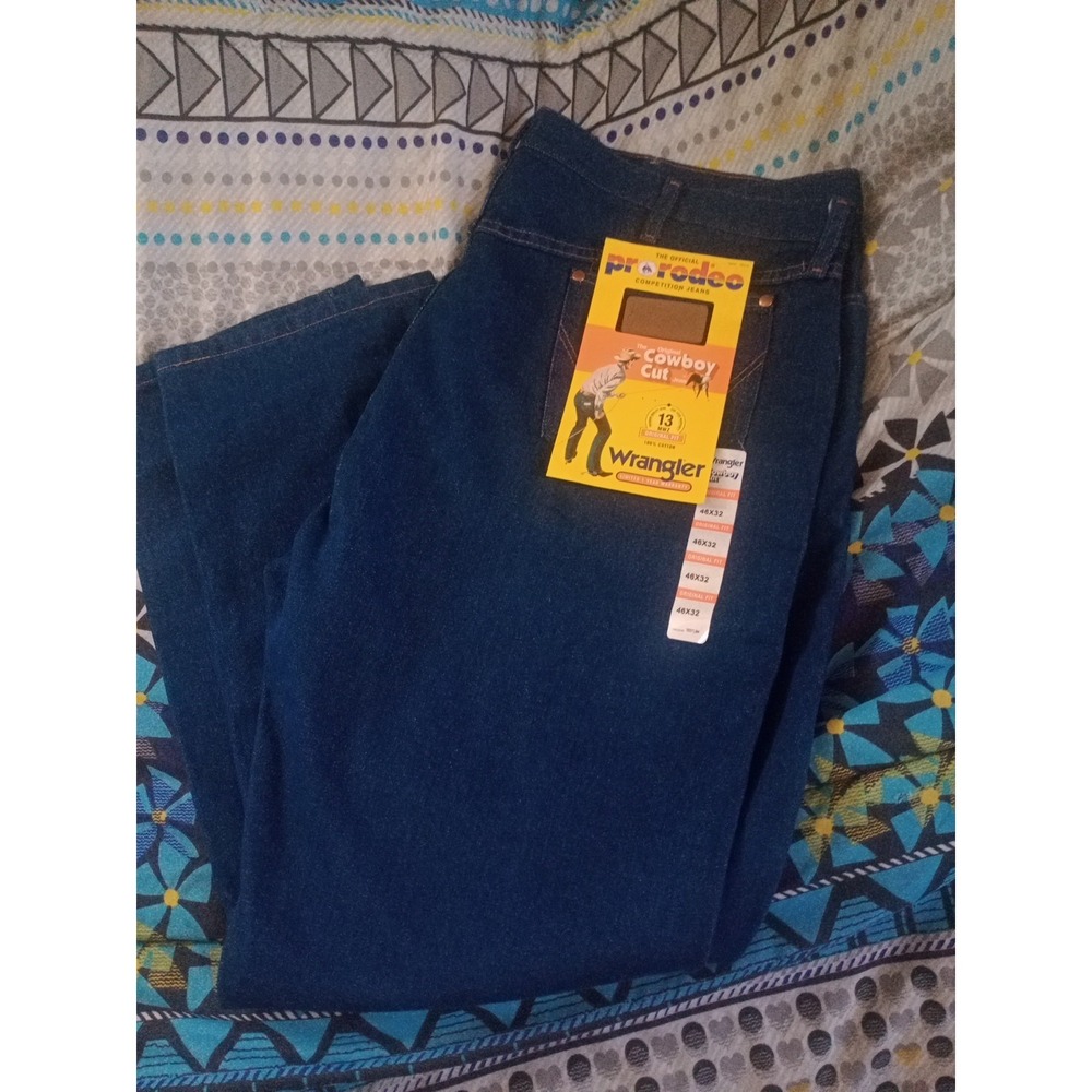 "Wrangler Official Pro Rodeo" Cowboy Boot Cut 46 X 32 3MWZ New NWT